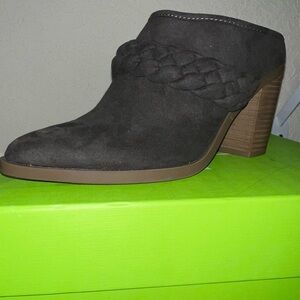 Women's Braided Ankle Boot - Black